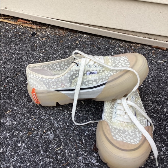 Vans Authentic DX Modular ‘Swap It’ White Dots Mesh Skate Shoes Women's Size 8 - Picture 2 of 7